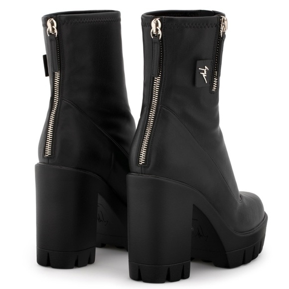 🔥giuseppe zanotti BNIB heeled platform boots 37.5 - Picture 13 of 16